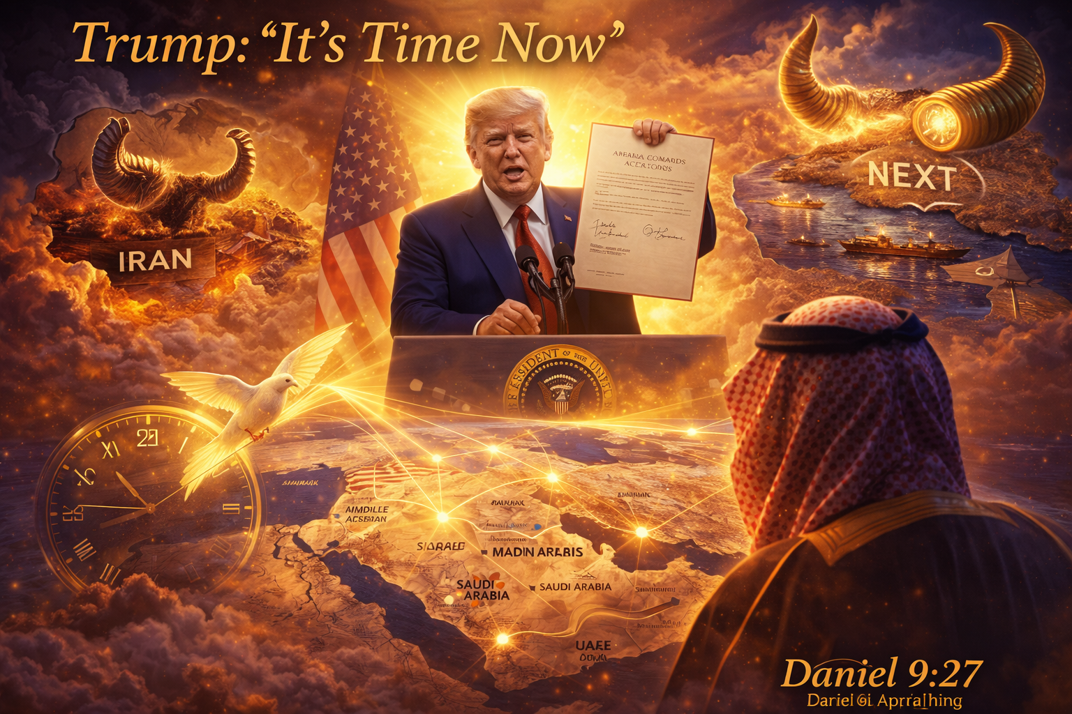 Trump to Saudi Arabia: “It’s Time”  Abraham Accords, Daniel 9:27, and the Covenant Trajectory Accelerating