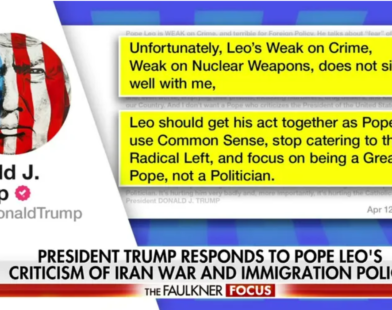 Trump blasts Pope Leo over Iran remarks in scathing Truth Social post