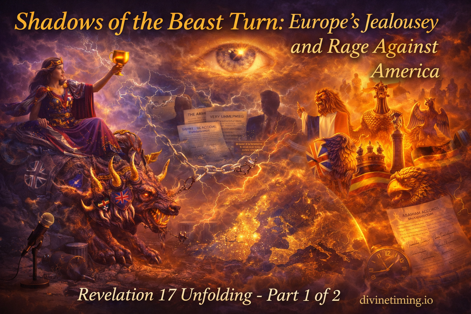 The Beast system will Turn: Europe’s jealousy & Rage Against America and the Revelation 17 Pattern developing 