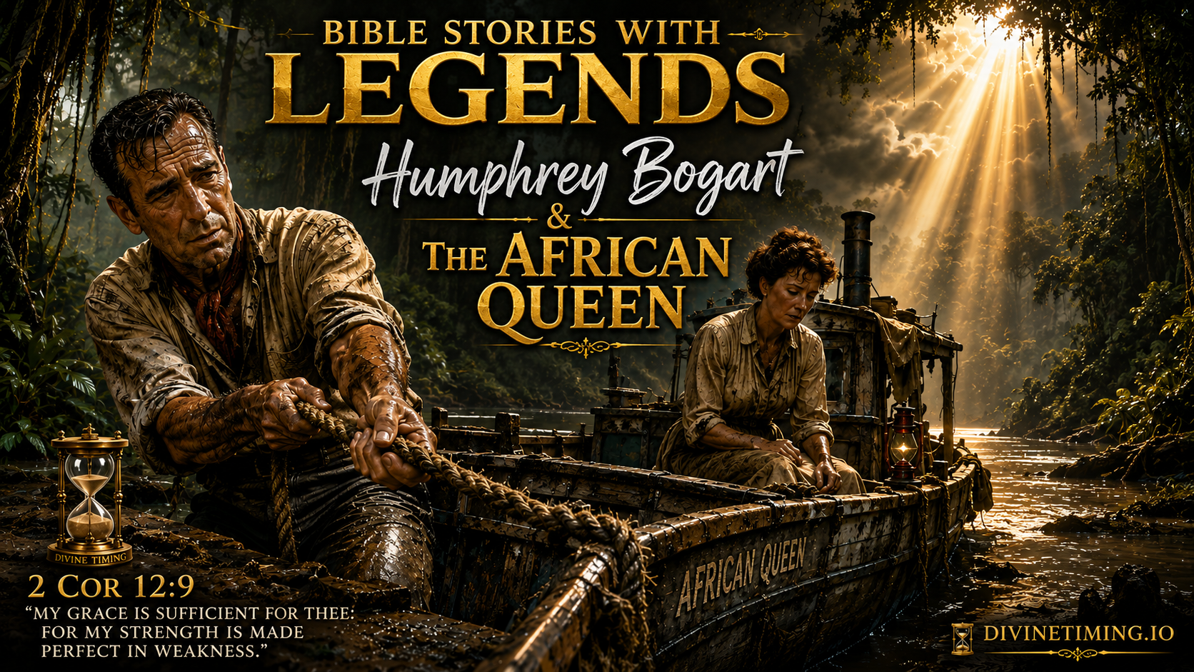 Bible Stories with Legends: Humphrey Bogart & The African Queen