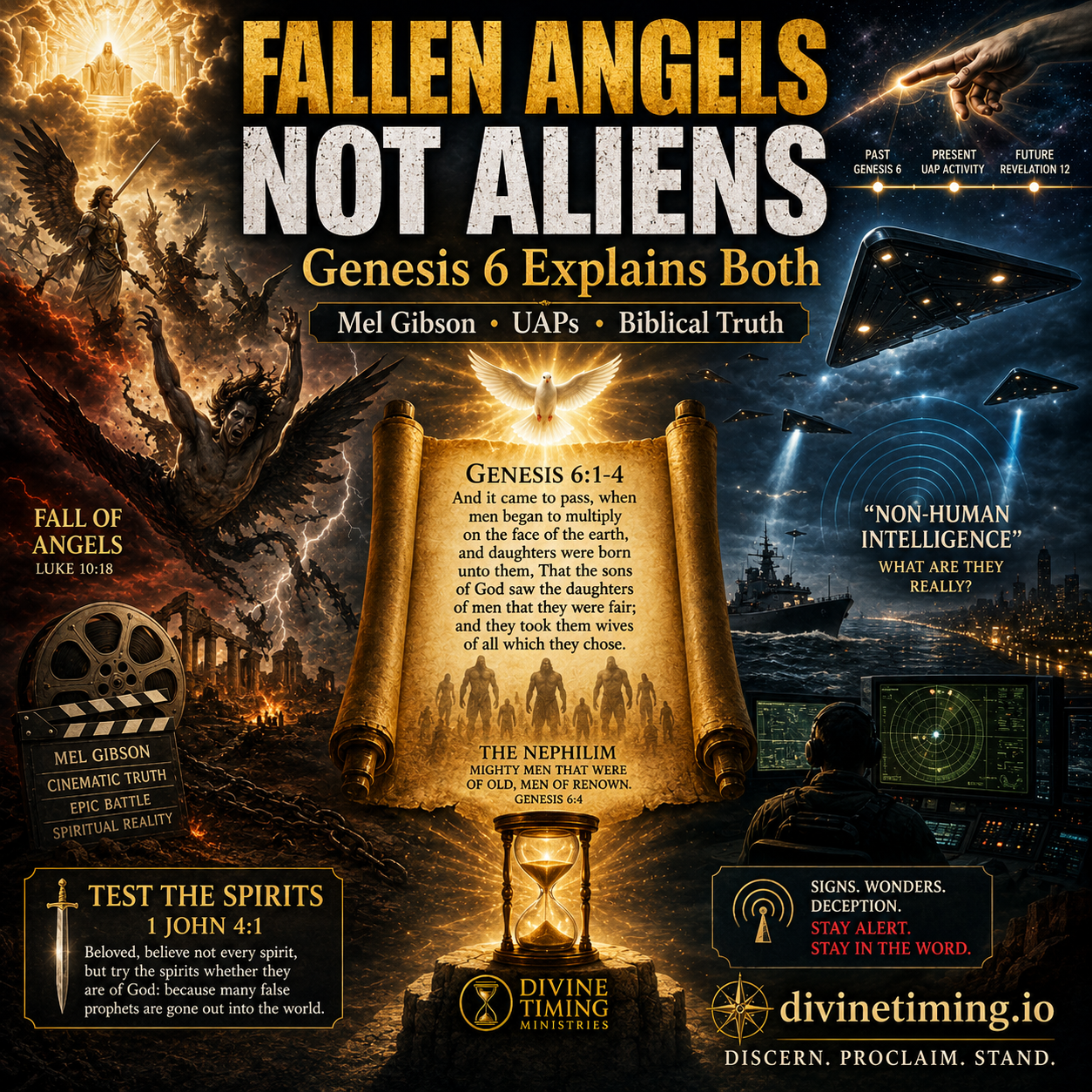Mel Gibson, UAPs & Genesis 6: The Fallen Angel Connection