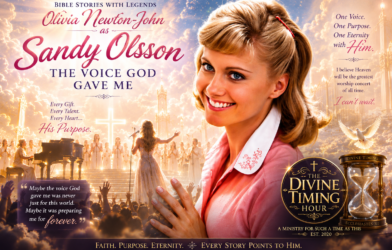 Bible Stories with Legends: Olivia Newton-John as Sandy Olsson, “The Voice God Gave Me”