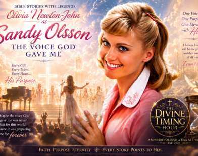 Bible Stories with Legends: Olivia Newton-John as Sandy Olsson, “The Voice God Gave Me”