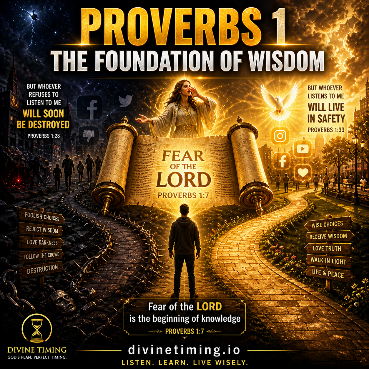 📖 Proverbs 1: The Foundation of All Wisdom (Fear of the Lord)
