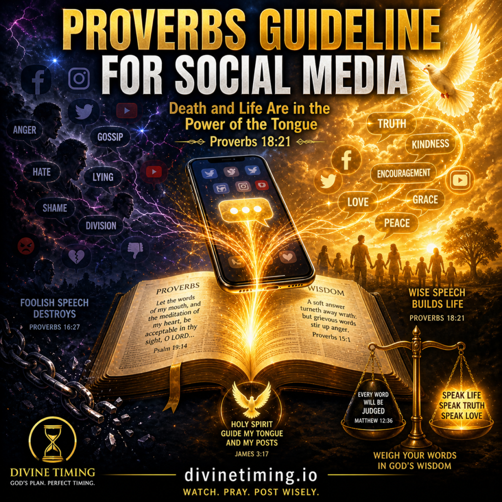 📱 The Proverbs Guideline for Social Media (Facebook, Instagram, Twitter & Beyond)