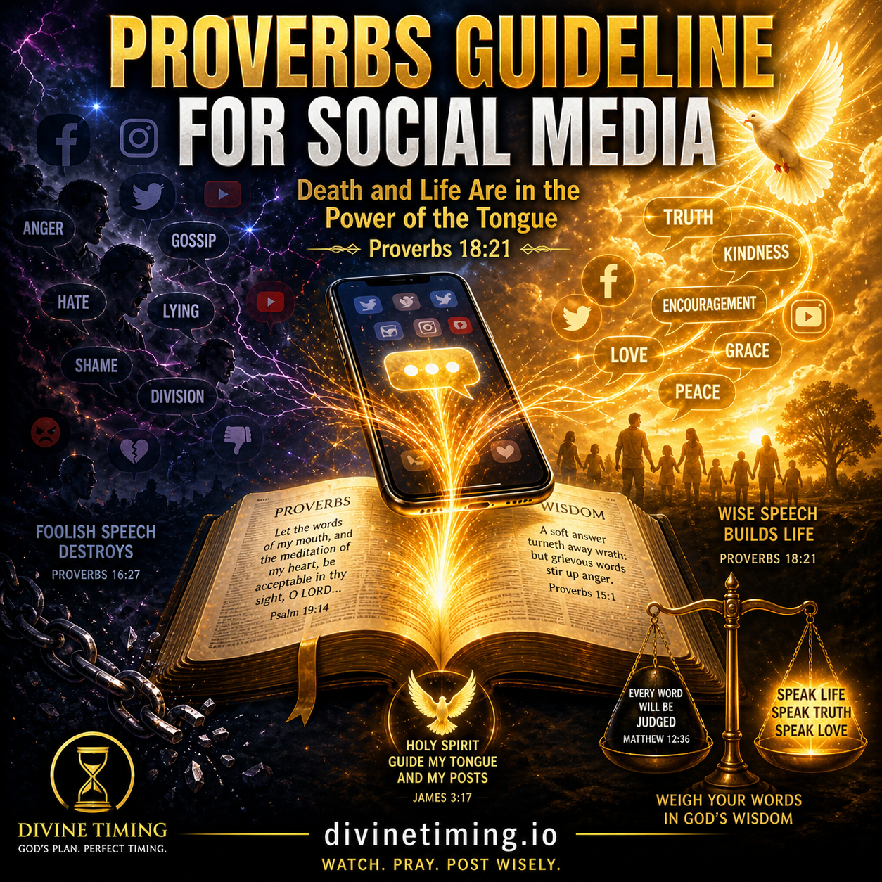 📱 The Proverbs Guideline for Social Media (Facebook, Instagram, Twitter & Beyond)