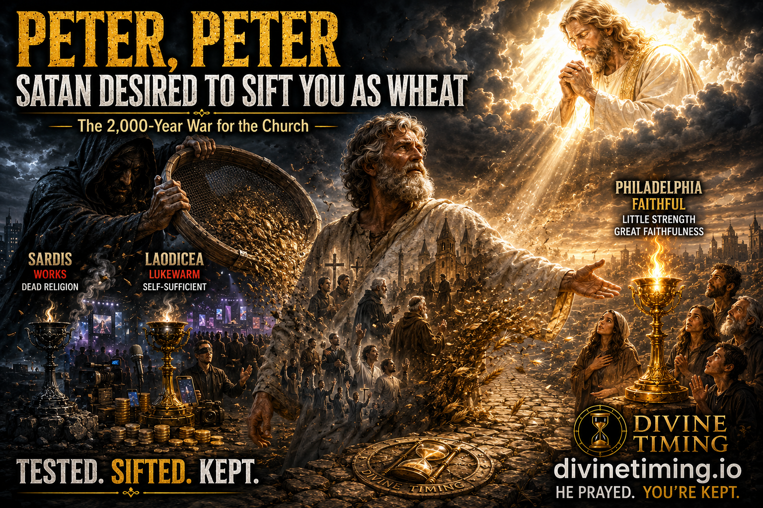 Peter, Peter, Satan Has Desired to Sift You as Wheat! Peter, Peter, Satan Has Desired to Sift You as Wheat!