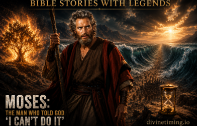 Bible Stories with Legends: Charlton Heston as Moses. “The Man Who Told God 👉 ‘I Can’t Do It'”
