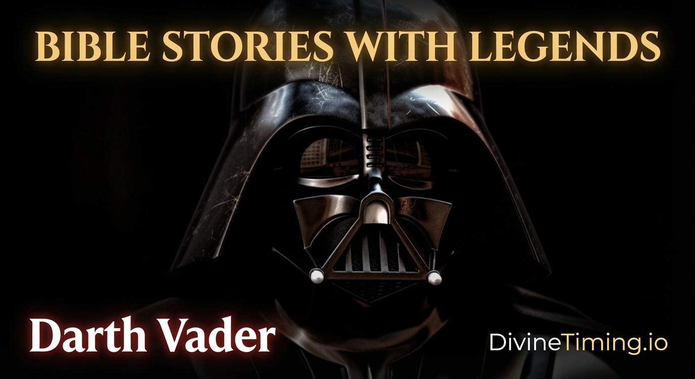 Bible Stories with Legends: James Earl Jones as Darth Vader. “The Dark Side & The Man of Sin”