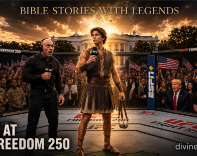 Bible Stories with Legends: David at UFC Freedom 250 – The White House is Stunned!