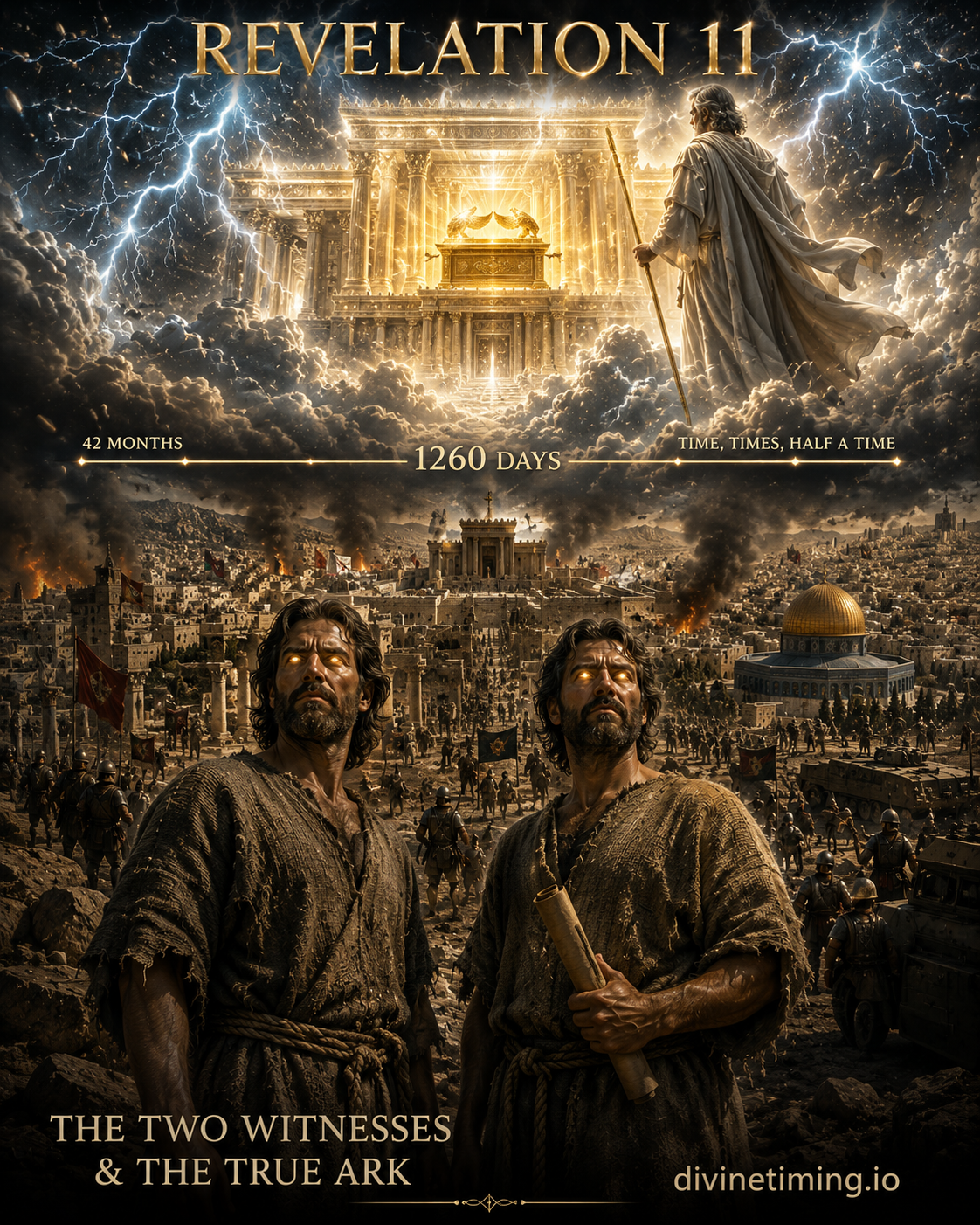 Revelation 11: The Abraham Accords result, The Two Witnesses, The Trampled City, and The REAL Ark in Heaven!