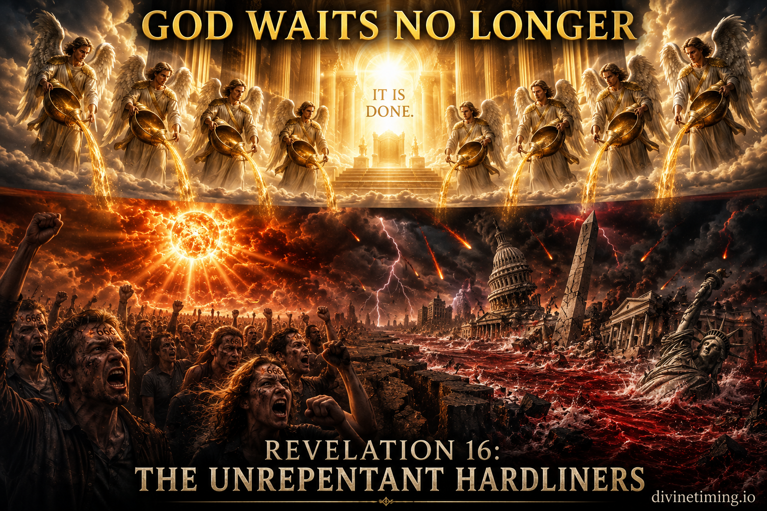 🔥 God Waits No Longer: Revelation 16 and the Unrepentant Hardliners of the Earth! ⚡