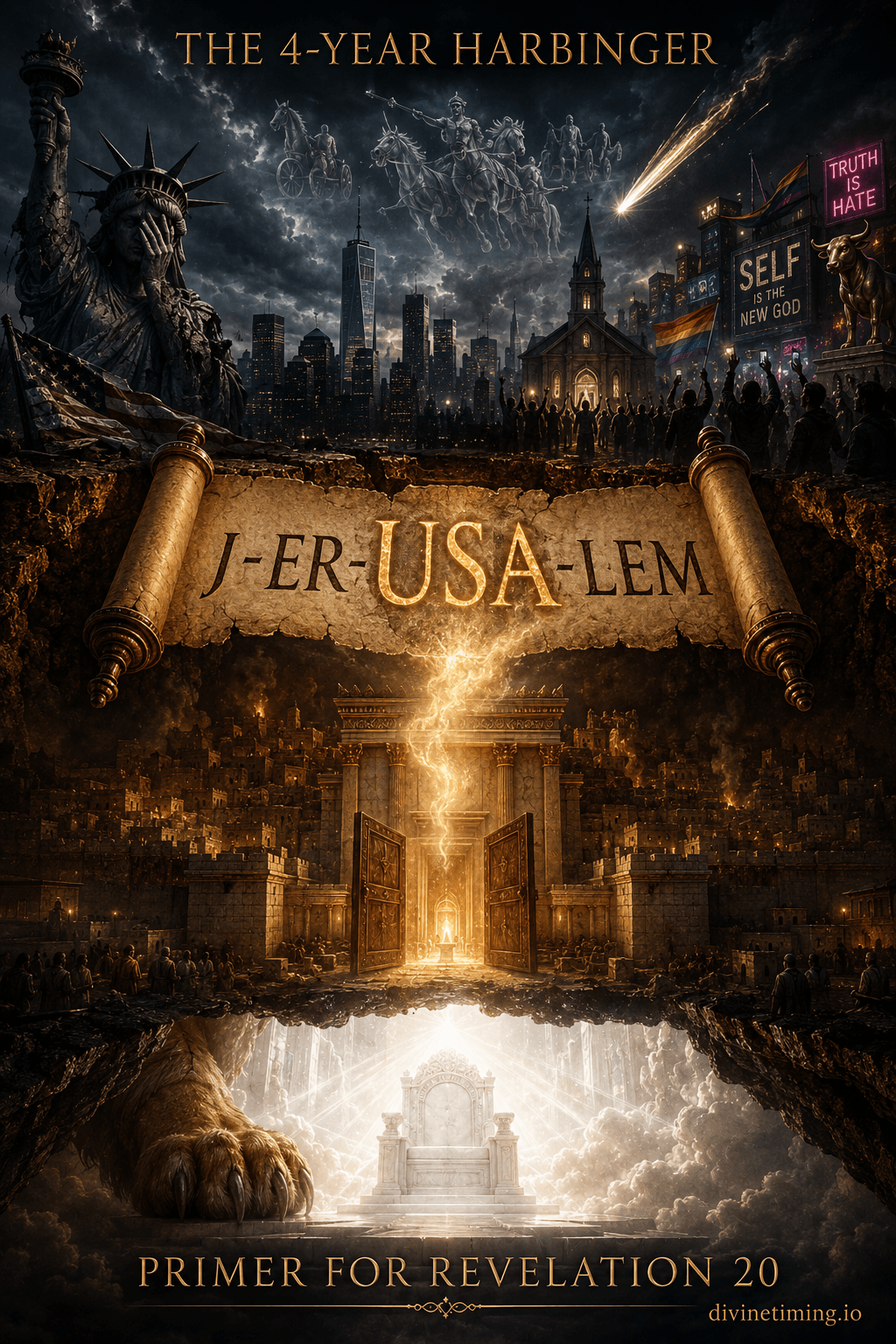 The 4-Year Harbinger: Is America Repeating Jerusalem’s Final Countdown? The 4-Year Harbinger: Is America Repeating Jerusalem’s Final Countdown?