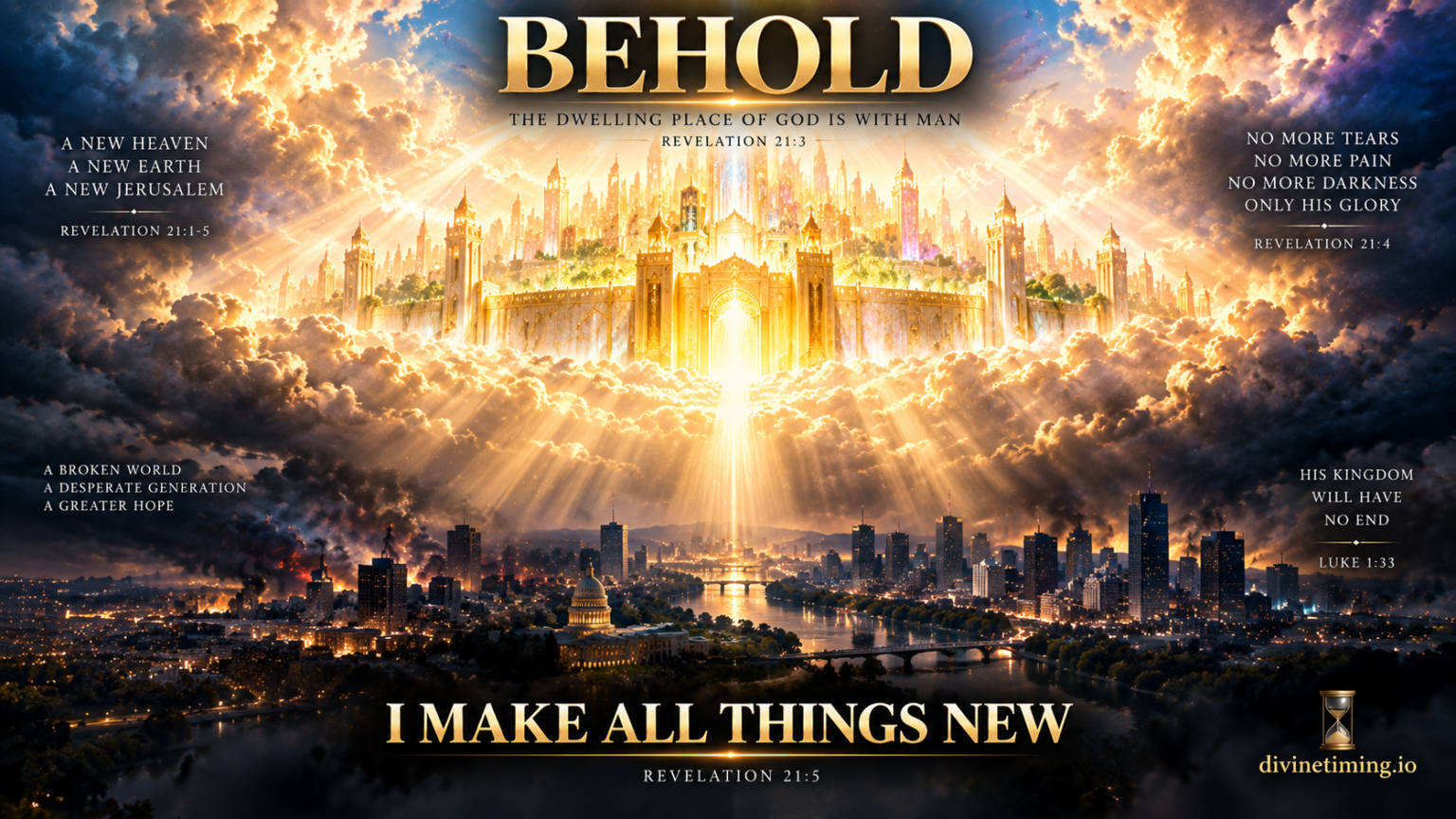 🌟🏙️ Behold, I Make All Things New: The New Jerusalem & Hope for a Broken World 🕊️✨
