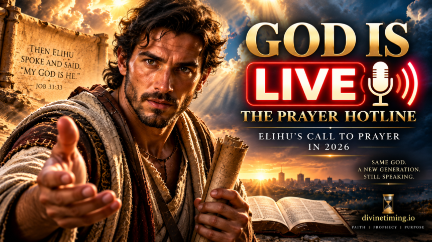 🔥🕊️ GOD IS LIVE: The Prayer Hotline — Elihu’s Call to Prayer in 2026 📞🙏