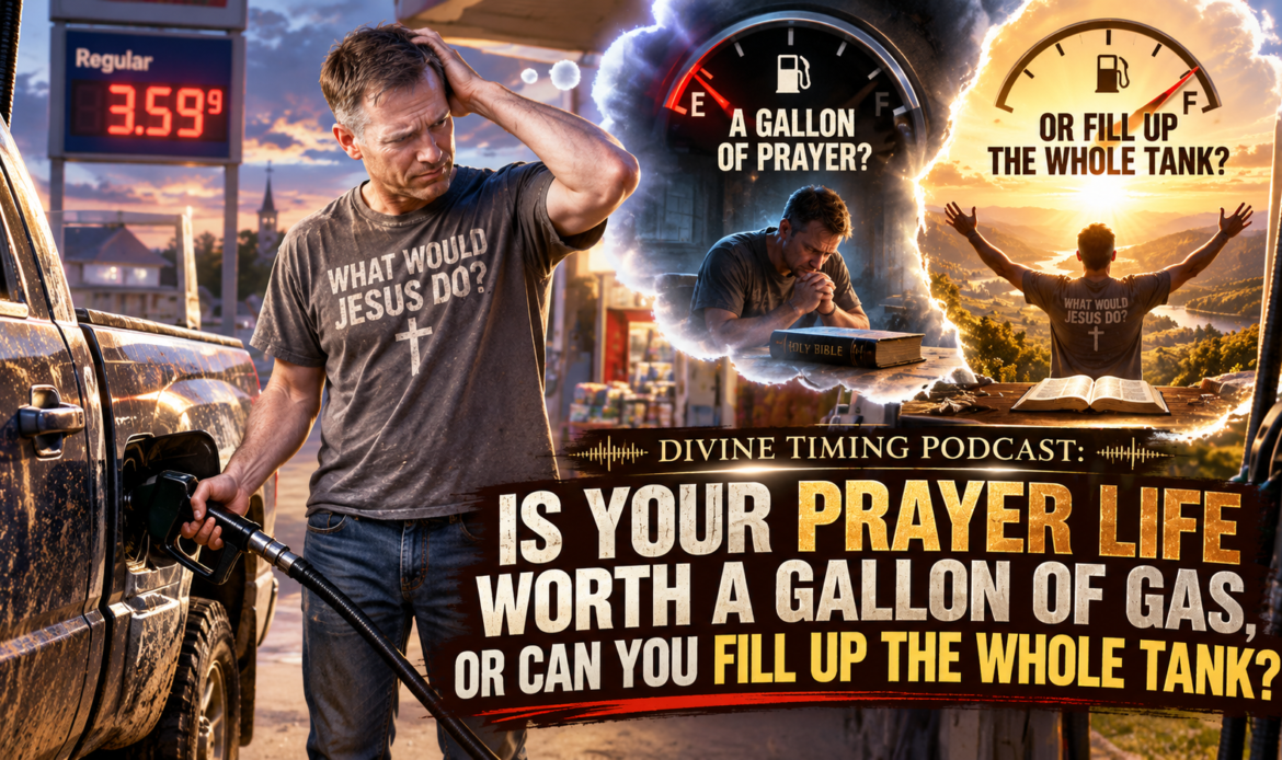 Divine Timing Podcast: Is your prayer life worth a gallon of Gas? .95. Or can you fill the tank! 5 😏