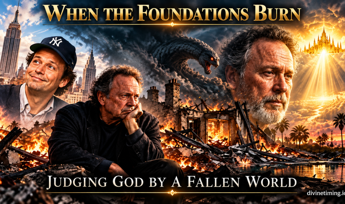 When the Foundations Burn: The Spiritual Suicide of Judging God by a Fallen World
