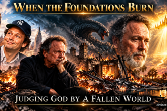 When the Foundations Burn: The Spiritual Suicide of Judging God by a Fallen World