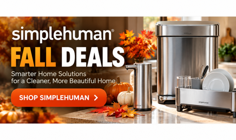 Simplehuman Fall Deals – Home and Kitchen Essentials